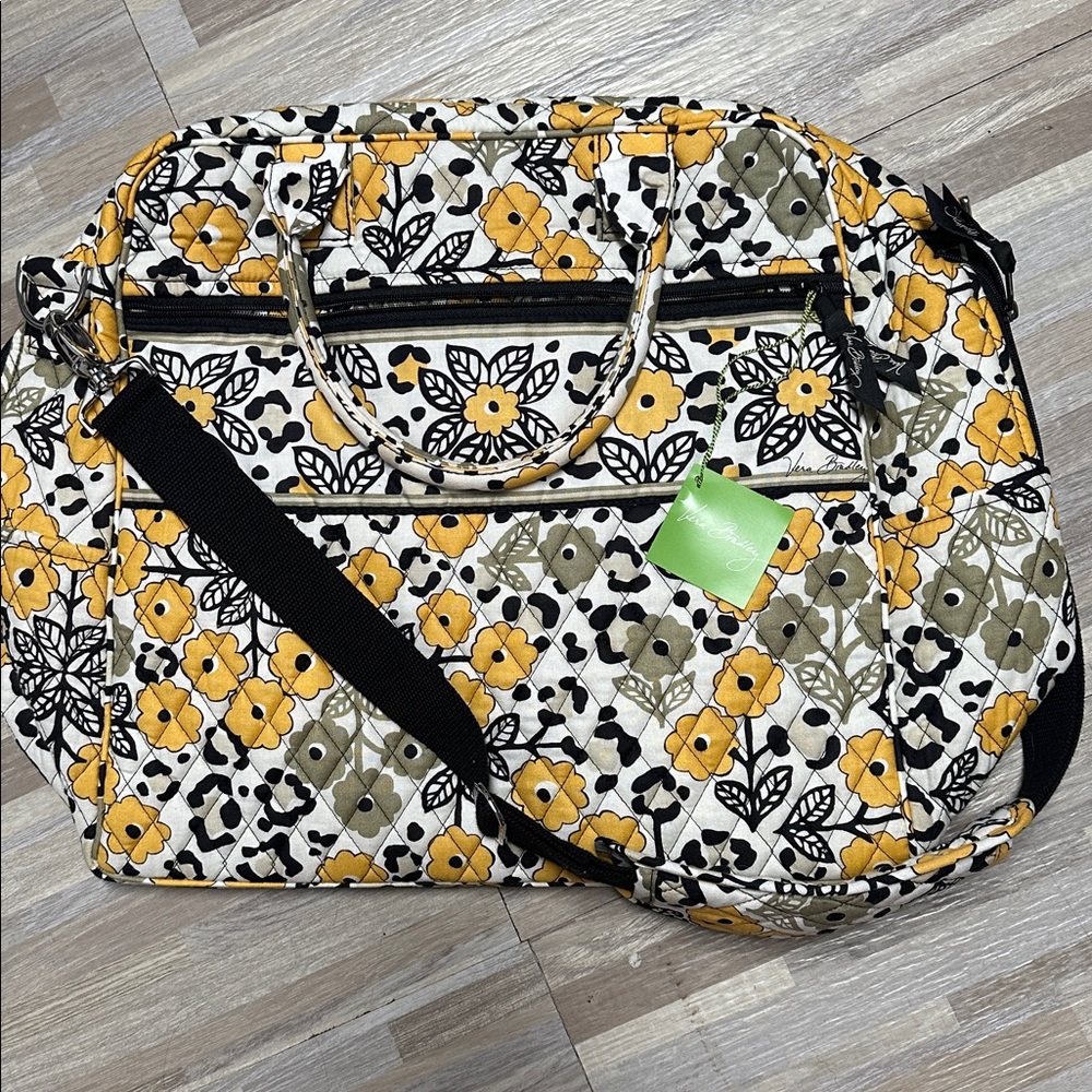Vera Bradley Floral Quilted overnight Duffle Bag